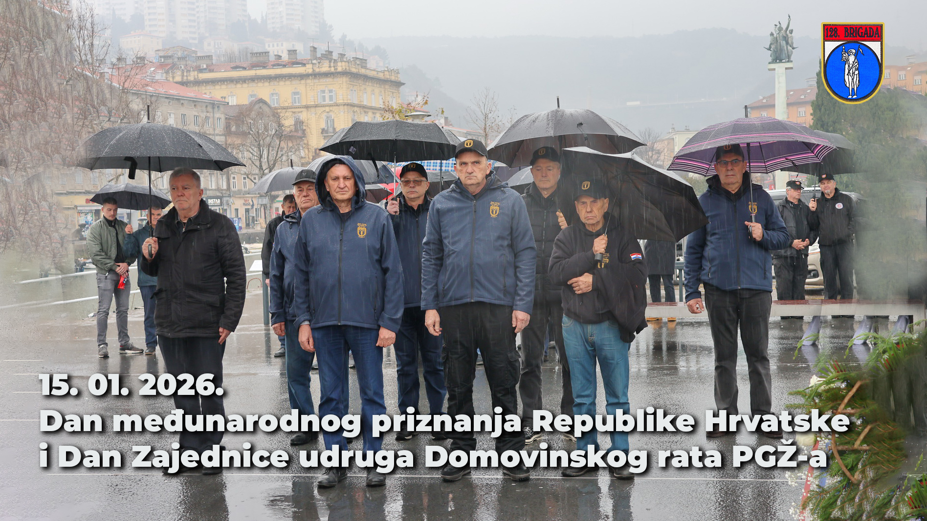 OBILJEŽEN DAN MEĐUNARODNOG PRIZNANJA REPUBLIKE HRVATSKE I DAN ZAJEDNICE UDRUGA DOMOVINSKOG RATA PGŽ-A